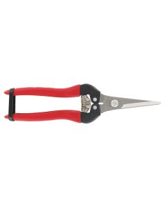 ARS Fruitschaar 19cm, recht, RVS, rood
