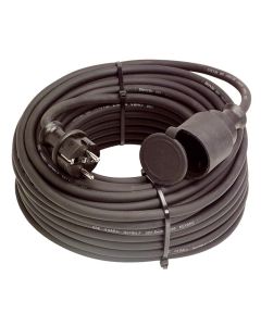 Schwabe Verlengkabel Neopreen H07RN-F 3x1,5 zwart IP44 5m