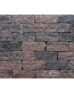 Wallblock Tumbled 12x12x30 cm Brons